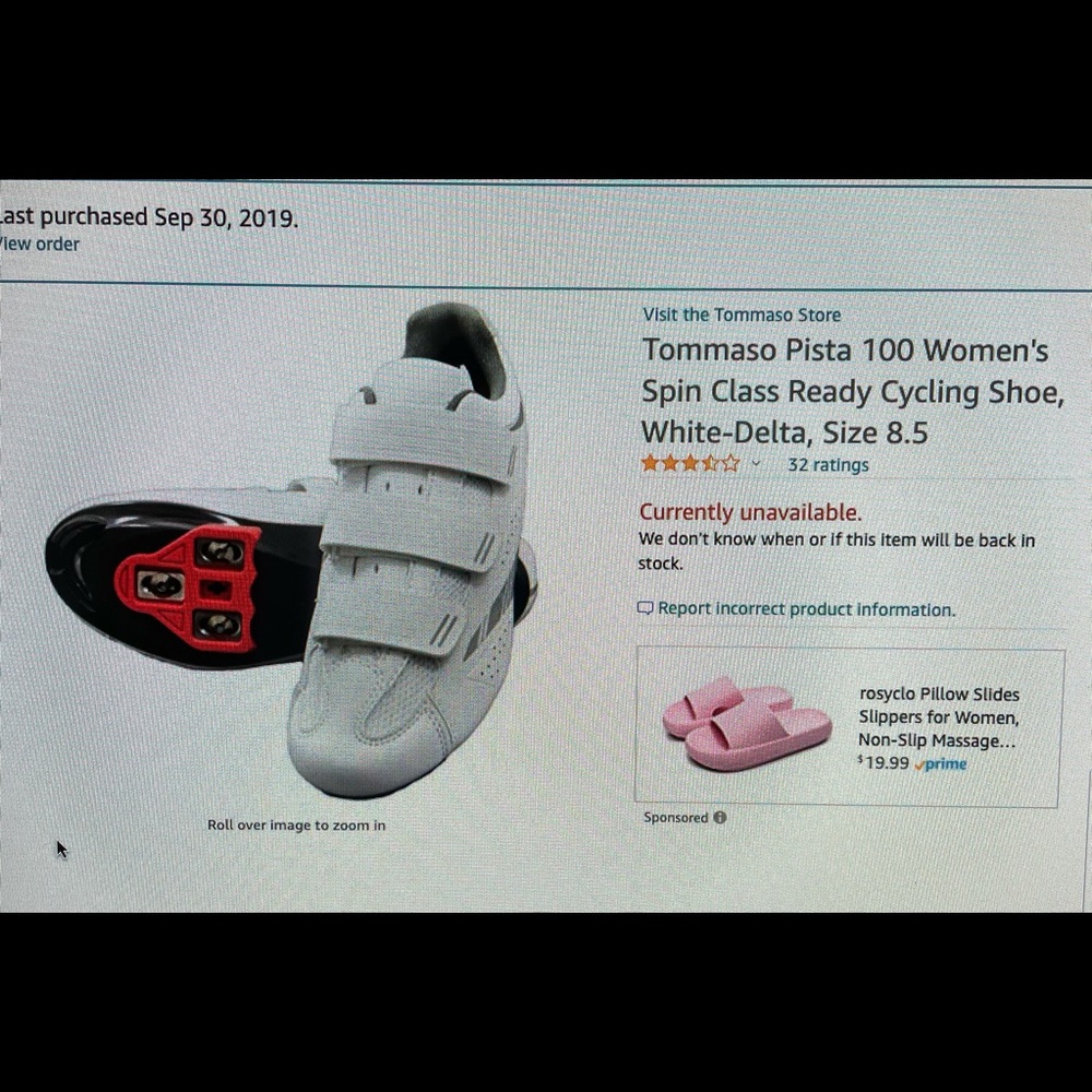 Women’s spin cycling shoes - never used!